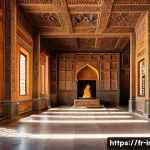 이란의 종교적 다양성 - **A Zoroastrian Fire Temple in Yazd, Iran.** The scene depicts the interior of a majestic, ancient f...